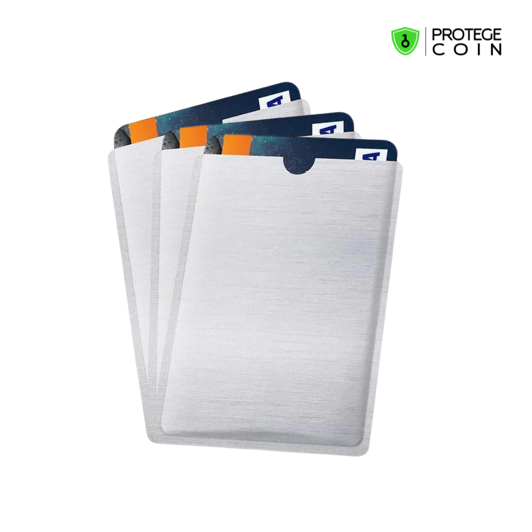 Porta Cartão Bloqueador De Sinal (Anti Furto) 3 Unidades